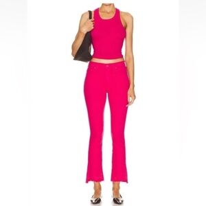Mother Pink The Insider Crop Step Fray Raspberry Sorbet Size 29